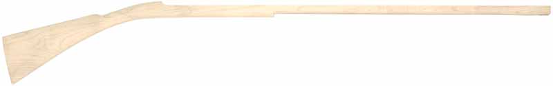 Stock, Allentown-Bethlehem, pre shaped,
13/16" octagon 42" barrel, non-inlet, semi-fancy maple Stock, Allentown-Bethlehem, pre shaped,
13/16" octagon 42" barrel, non-inlet, semi-fancy maple